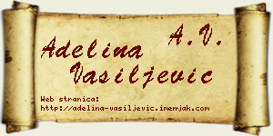 Adelina Vasiljević vizit kartica